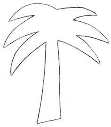 Free printable palm leaf pattern. Palm tree pattern. Use the printable outline for crafts ...