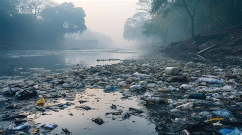 Litter Choked River Ignored Beauty Nature S Outcry Silent Witnesses