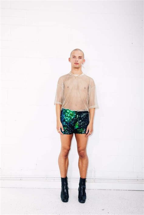 Mens Rave Shorts Burning Man Shorts Green Sequin Shorts Etsy