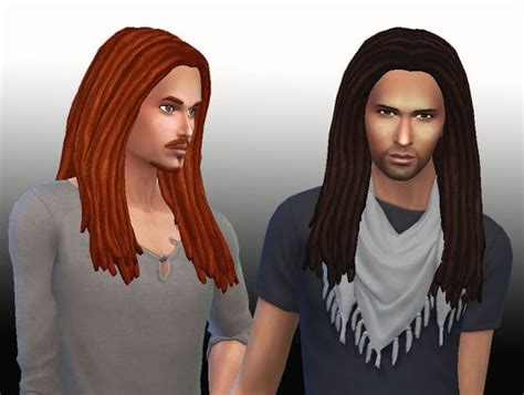 Sims 4 Ccs The Best Dread Style For Men By My Stuff Frisuren Für