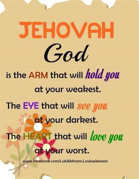 Jehovah Witness Quotes Jehovah Quotes Jehovah