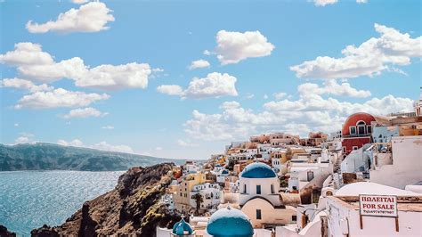 Never limit your imagination and express it fully. wallpaper-ob79-sky-sunny-summer-greece-city-nature | Computer wallpaper desktop wallpapers ...