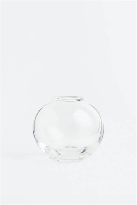 Clear Glass Mini Vase Clear Glass Home All Handm Gb