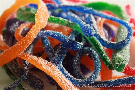 Sour Gummy Worms Recipe Halloween Treats Alton Brown