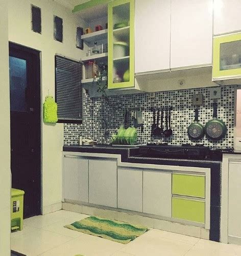 foto desain dapur lurus minimalis hd terbaik  bisa  tiru
