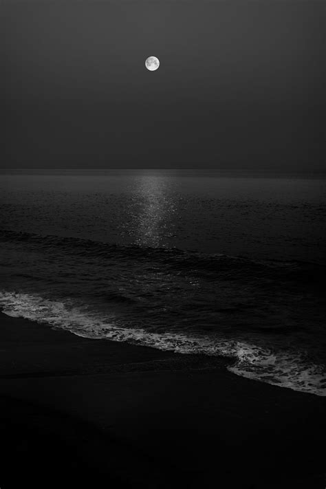 The Sea At Night In The Darkness — Lack Of Electricity By