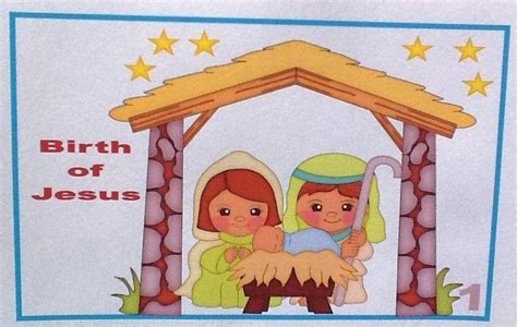 Birth Of Jesus Printables From Bible Fun For Kids Christmas School