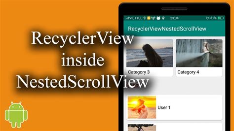How To Use RecyclerView Inside NestedScrollView Android Lists 06