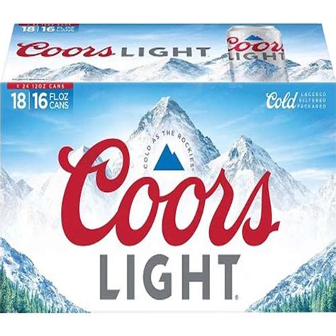 Buy Coors Light 16oz Cans Online Davidsons Beer Wine And Spirits