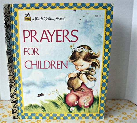 Prayers For Children A Little Golden Book Beautiful Artwork For