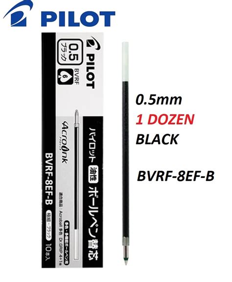 Pilot Multi Pen Refills Bvrf 8f B Fine Tip 07mm 2x Black 2x Blue