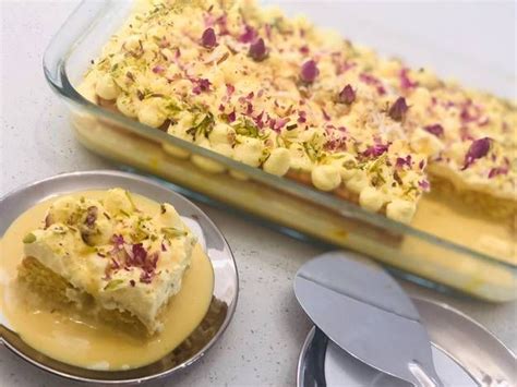 Cut into squares and serve. Rasmalai Tres Leches Cake 🍰 Recipe by mubina b | Recipe ...