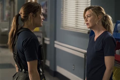 Andy Faces Off Against Dr Meredith Grey Herself Greys Anatomy