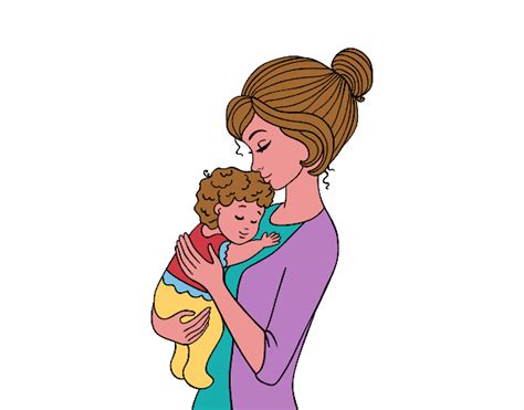 Dibujo De Madre Con Bebe En Brazos Consejos De Bebé
