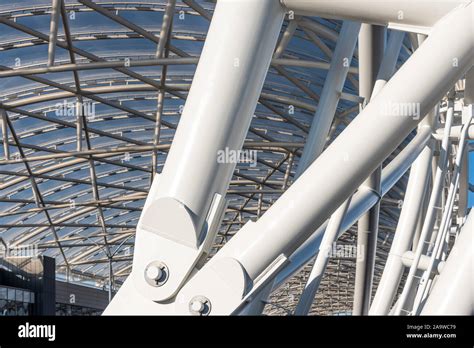 Detail Of Structural Steel Canopy At Hartsfield Jackson Atlanta