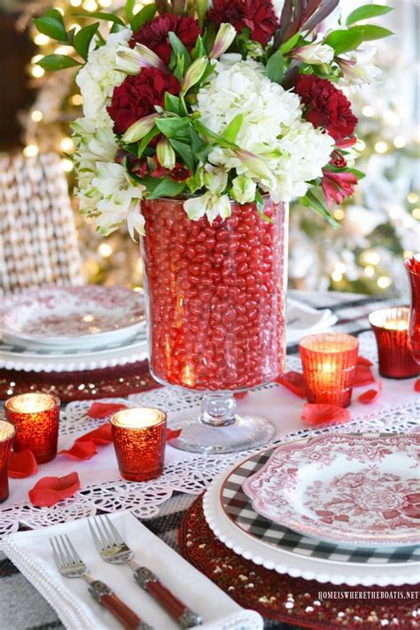 44 Stunning Valentine Table Centerpiece Ideas Homyhomee