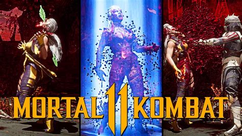 Mortal Kombat Every Nightwolf Brutality Performed On Sindel Youtube