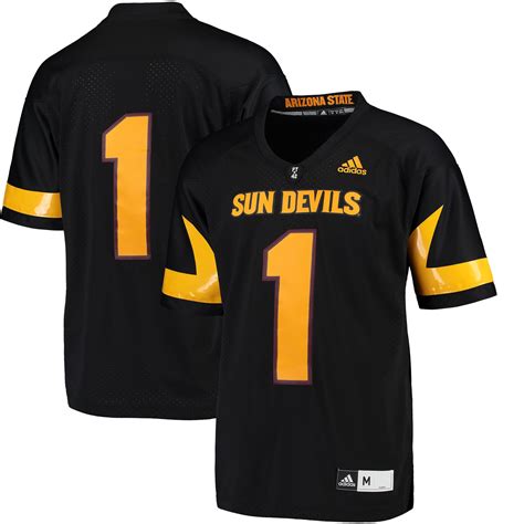 Adidas 1 Arizona State Sun Devils Black Premier Football Jersey