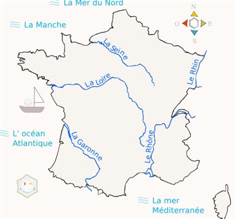 Carte Des Fleuves De France ≡ Voyage Carte Plan