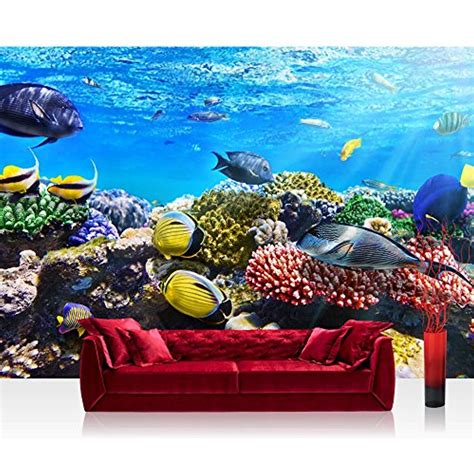 Photo Wallpaper Aquarium Corals Sea Reef 1181w By 82