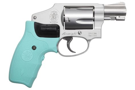 Smith And Wesson Model 642 38 Special Revolver With Robins Egg Blue Ct