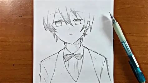 Easy Anime Drawings How To Draw Anime Boy Step By Step