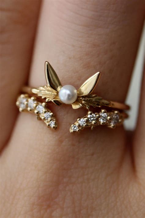 The Fairy Companion Ring And The Band Of The River Look So Good Stacked
