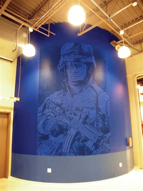 20 Foot Wall Mural Graphic For Round Conference Room In Visitor Center