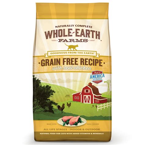 Browse and buy whole earth farms cat & dog products. Whole Earth Farms Grain Free Real Chicken Adult Cat Food ...