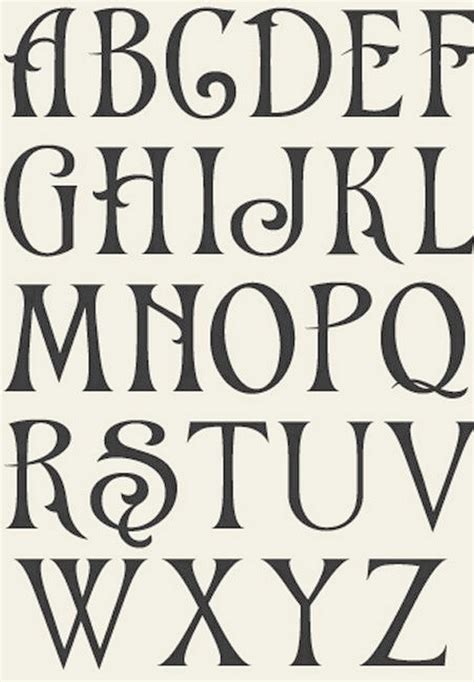 Beautiful Typography Alphabet Designs Part Https