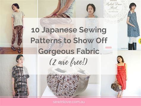 Japanese Sewing Patterns Archives Sew In Love