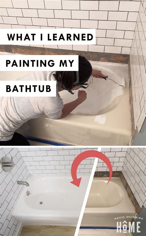 What I Learned Painting My Bathtub Six Tips For Refreshing An Outdated