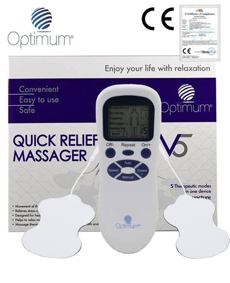 The impulses mimic the action potential coming from the central. Optimum Slimming Massager V5