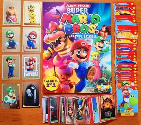 Album Super Mario Bros Completo A Pegar Cuotas Sin Interés