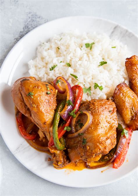 dominican braised chicken pollo guisado my dominican kitchen