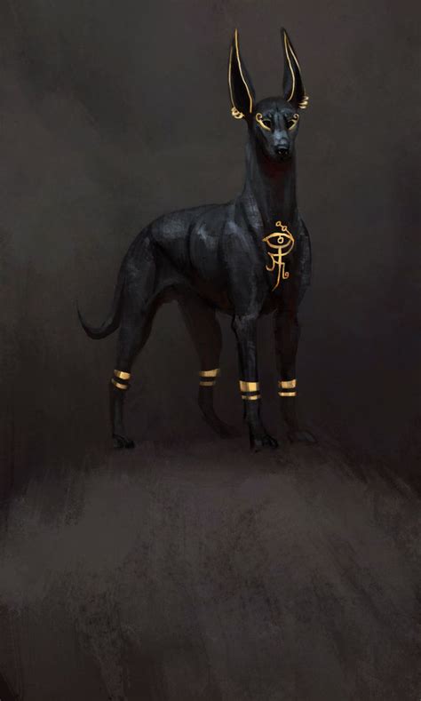 Anubis By Jademere Fantasy Creatures Art Mythical Creatures Art