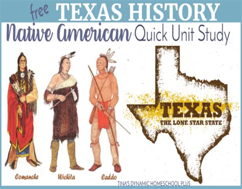 Texas Native American History Quick Unit Study Middle School Texas