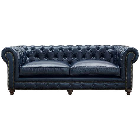 Shop tov furniture at wayfair for a vast selection and the best prices online. TOV Furniture Durango Rustic Blue Leather Sofa TOV-S38 ...