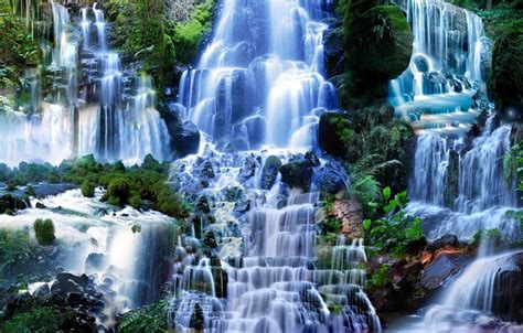 Waterfall Scenery Wallpapers Wallpaper Cave
