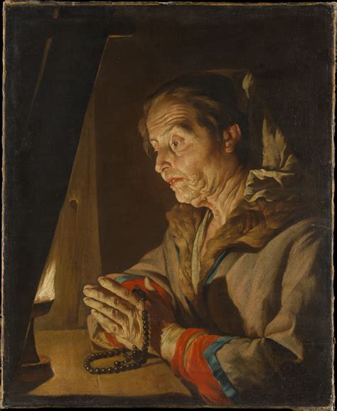 Matthias Stom Old Woman Praying The Metropolitan Museum Of Art