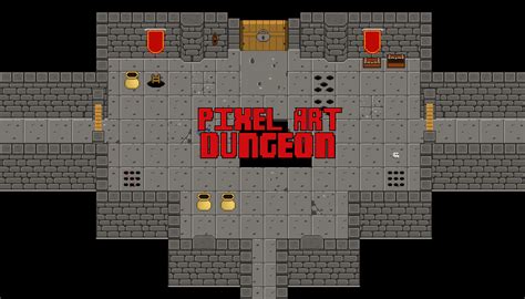 Pixel Art Roguelike Rpg Dungeon Tileset By Reinjellnery