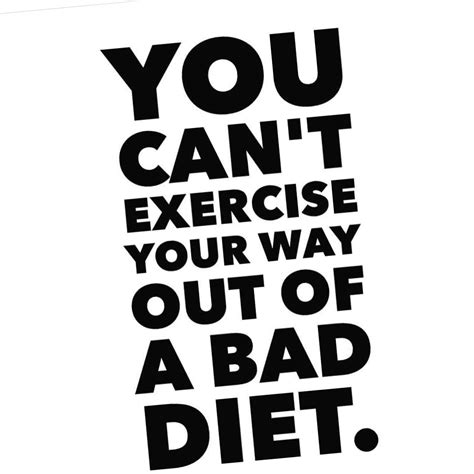 Cant Exercise Out Of A Bad Diet The Forbes Factor