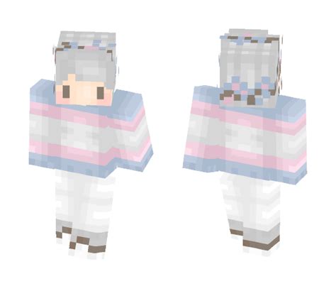 Download Transgender Flag Skin Minecraft Skin For Free