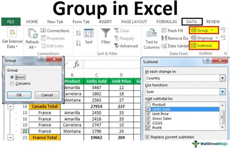 Group In Excel How To Groupungroup Data Easy Steps