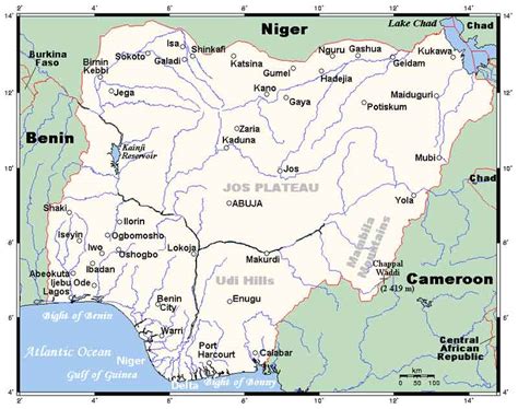 Major Rivers In Nigeria Naijadazz