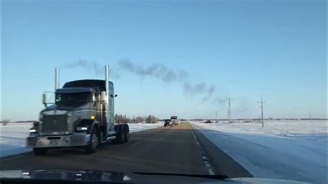 Truckers Convoy Leaving Arborg Youtube