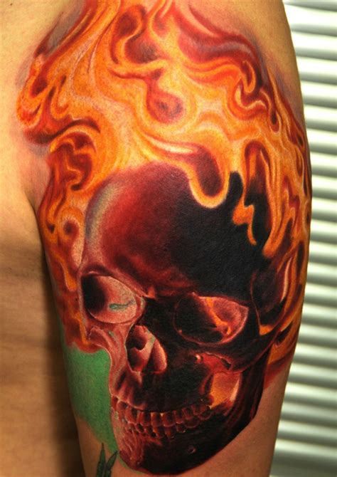 It will be combinations of many other images. 30+ Flame Skull Tattoos