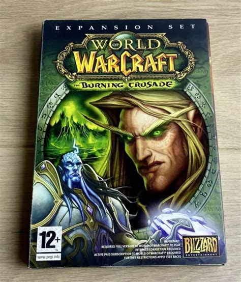 WORLD OF WARCRAFT The Burning Crusade Expansion Set PC Used Good Condition Game PicClick