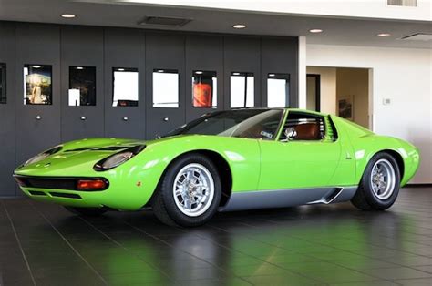 One Stunning 1969 Verde Ithaca Lamborghini Miura Sv Is For Sale