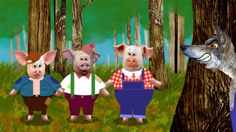 The Three Little Pigs Animated Fairy Tales For Children Youtube